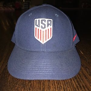 US Soccer Nike Swoosh Flex Adjustable Hat - Navy